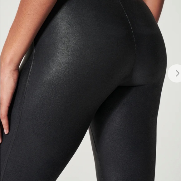 Spanx NWT Leggings Black Faux Leather 🖤 - Picture 13 of 13